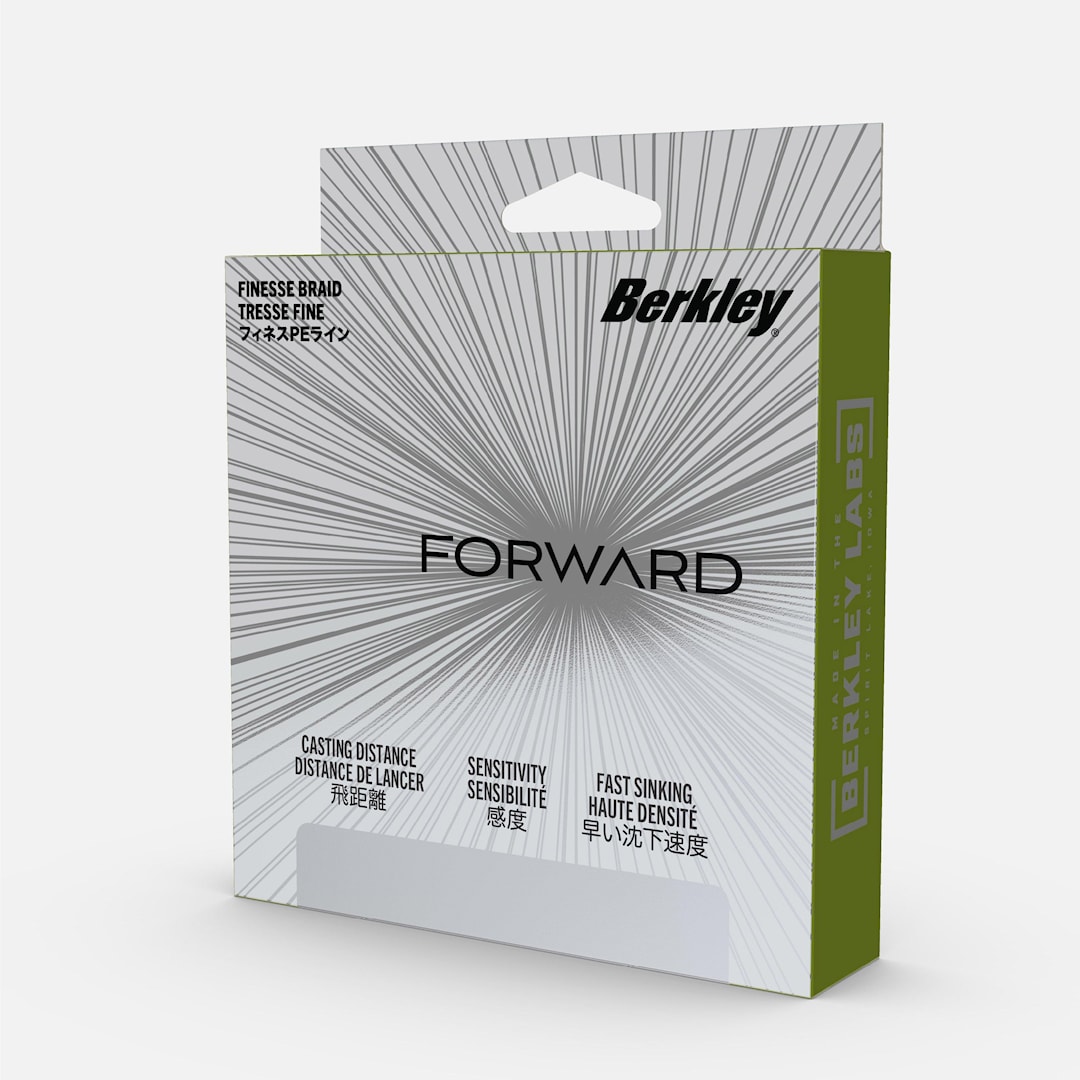 Berkley Forward Finesse Braid Low Vis Green 1800 m kuitusiima 0,08 mm