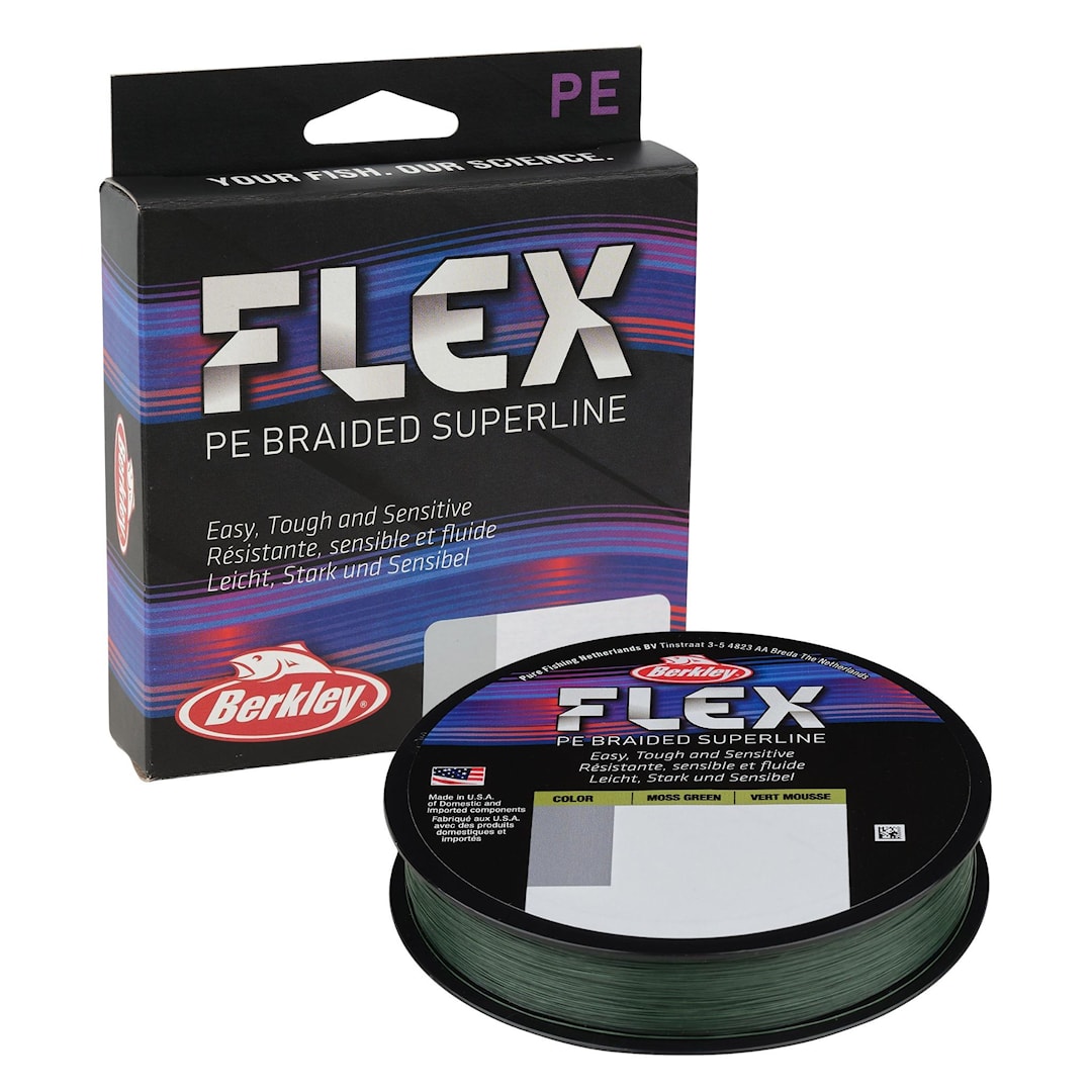 Berkley Flex Braid Moss Green 2000 m kuitusiima 0,25 mm