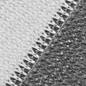 Parvekkeen Suoja HDPE 75x400 cm Antrasiitti ja valkoinen - Antrasiitti