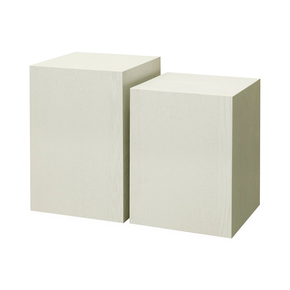 Artwood, TRENT 2-pack sivupöytä-Ivory sumu