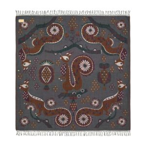 Squirrel shawl -villasilkkihuopa 150 x 150