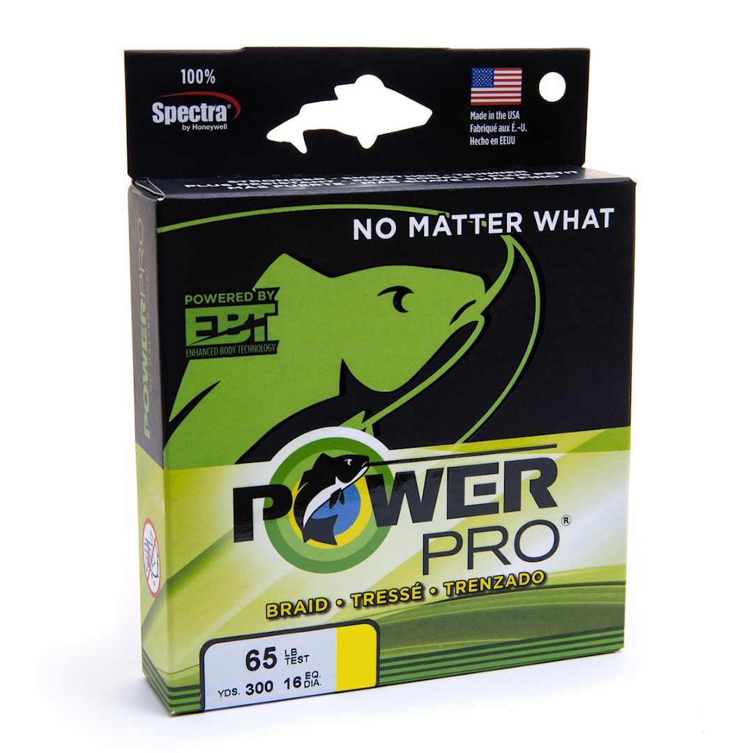 PowerPro keltainen 135 m kuitusiima