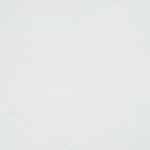 Puutarhapöytä rottinkityylinen muovi 220x90x72 cm valkoinen - Valkoinen
