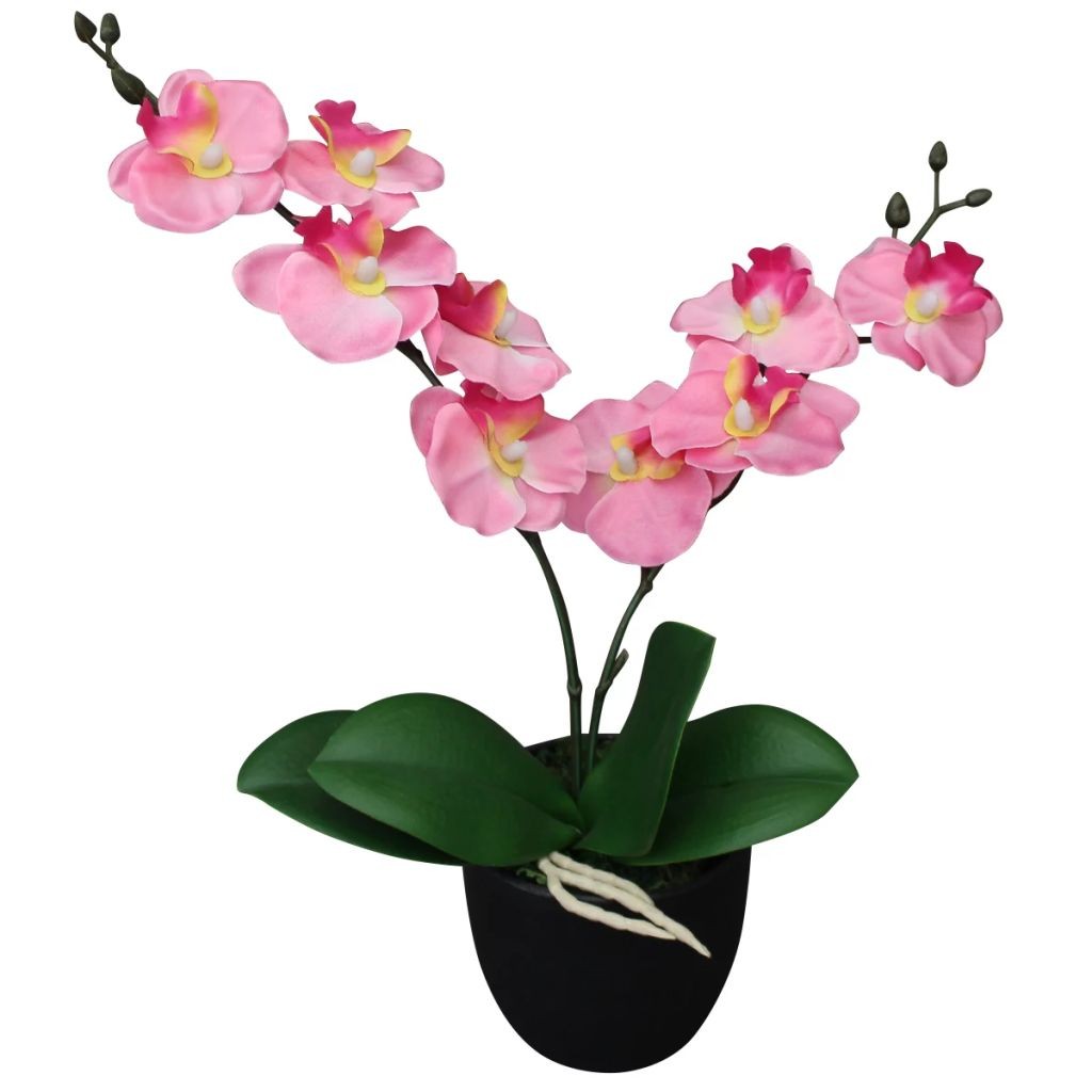 Tekokukka ruukulla orkidea 30 cm vaaleanpunainen - Monivärinen
