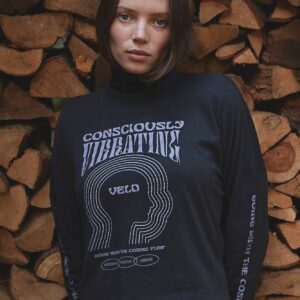 Vondel Consciously Vibrating Long Sleeve T-Shirt Anthracite