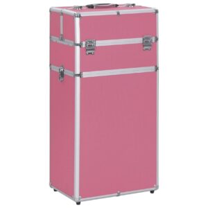 Meikkivaunu alumiini pinkki - Pinkki