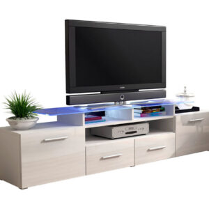TV-taso Evora 194x39x39 cm - Beige/Harmaa/Valkoinen