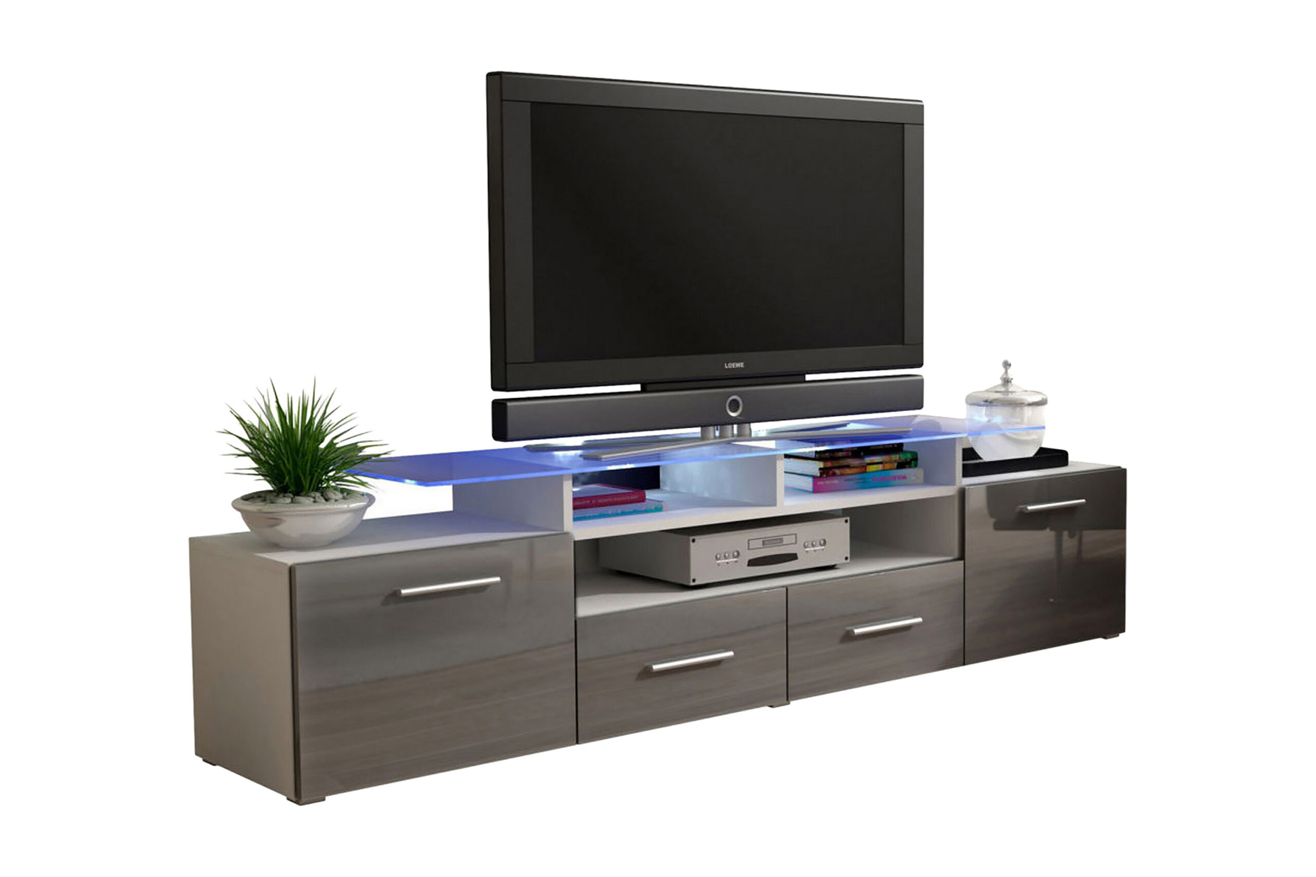 TV-taso Evora 194x39x39 cm - Beige/Harmaa