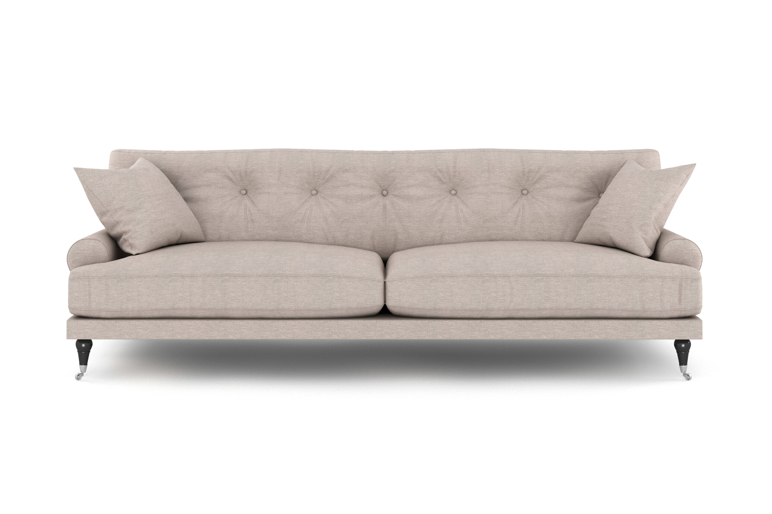 Sohva Webber 3:n ist - Beige Kromi