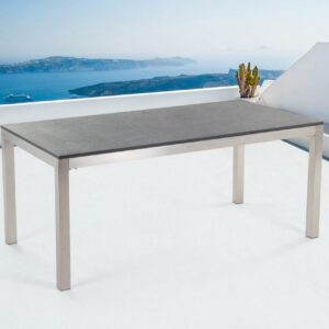 Puutarhapöytä Grosseto 180 cm - Harmaa
