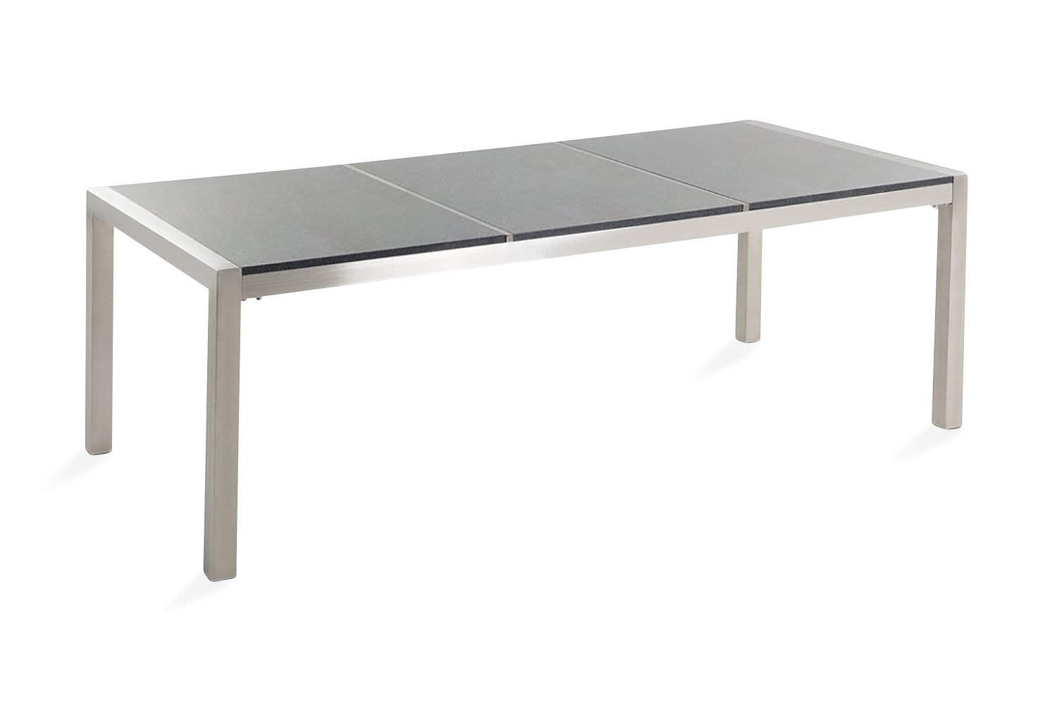 Puutarhapöytä Grosseto 220 cm - Harmaa