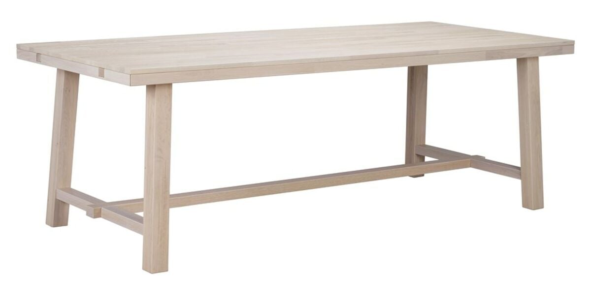Rowico Home Brooklyn ruokapöytä 95x220 valkoöljytty tammi