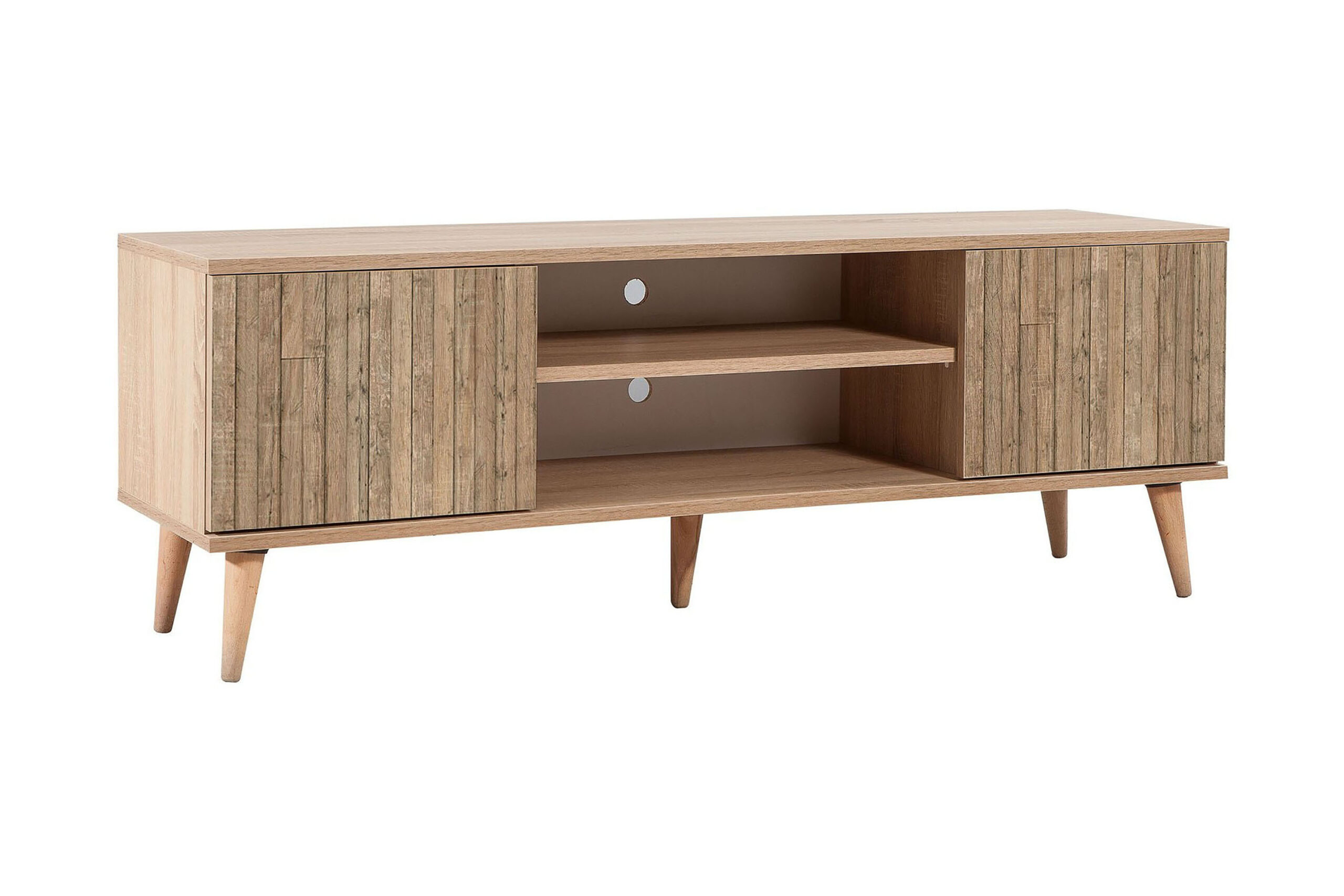 TV-taso Dirk 140 cm Paneeli - Ruskea