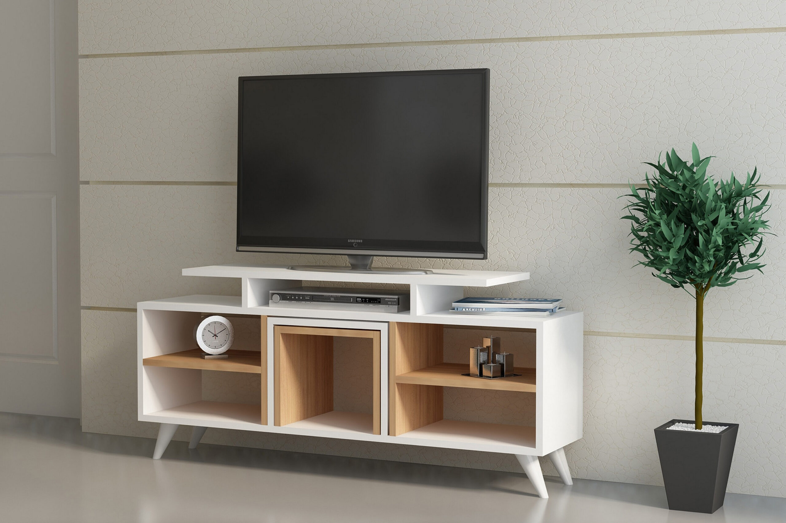 TV-taso Crebb 120 cm -