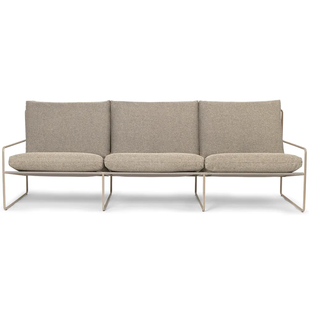 Ferm Living, Desert 3-istuttava sohva Cashmere/Dark Sand