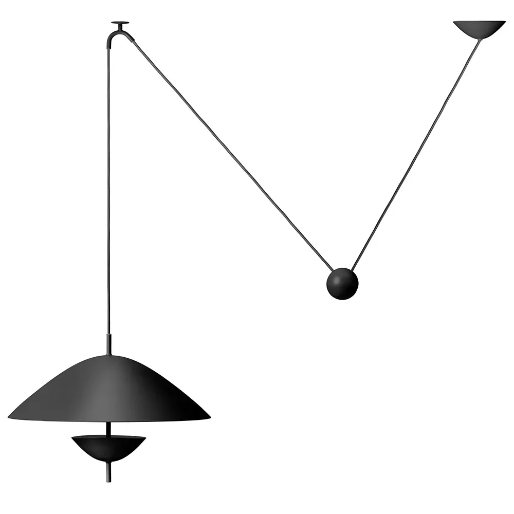 Ferm Living, Lod Riippuvalaisin Blackened Iron
