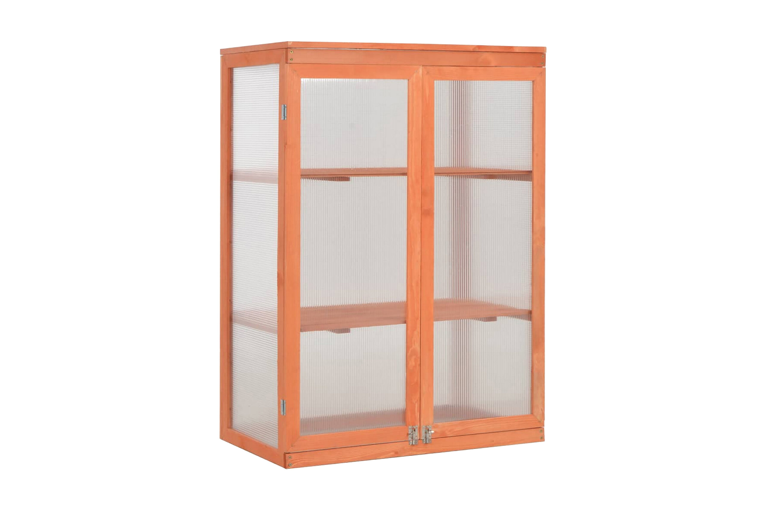 Kasvihuone puu 75 x 47 x 109 cm - Ruskea