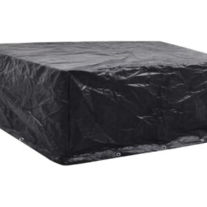 Puutarhahuonekalujen Suoja 10 Kiinnitysreikää 260x260x90cm - Musta