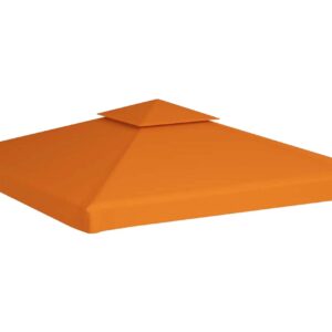 Huvimajan vaihtokatto 3 x 3 m kangas 310 g/m² terrakotta - Oranssi