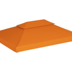 Huvimajan vaihtokatto kangas 310 g/m² terrakotta 3 x 4 m - Oranssi