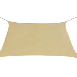 Aurinkopurje Oxford-kangas neliönmuotoinen 2x2 m beige - Beige