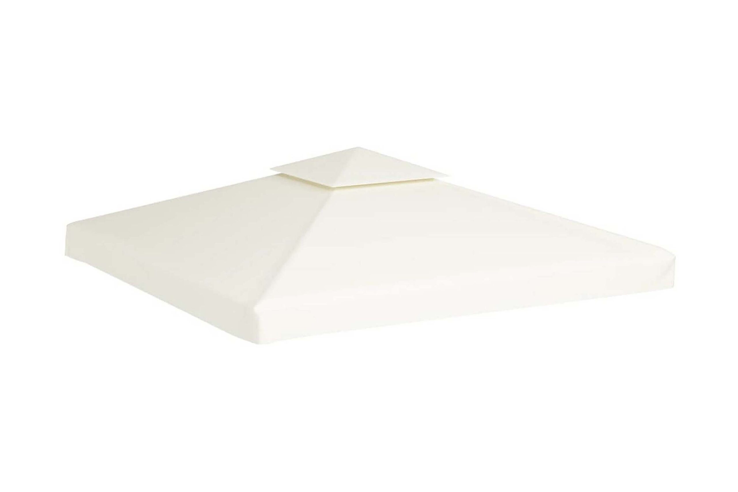Huvimajan vaihtokatto 310 g/m² Kermanvalkoinen 3 x 3 m - Valkoinen