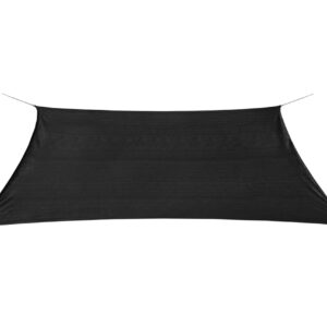 Aurinkovarjo Purje HDPE Suorakaide 2x4 m Antrasiitti - Antrasiitti