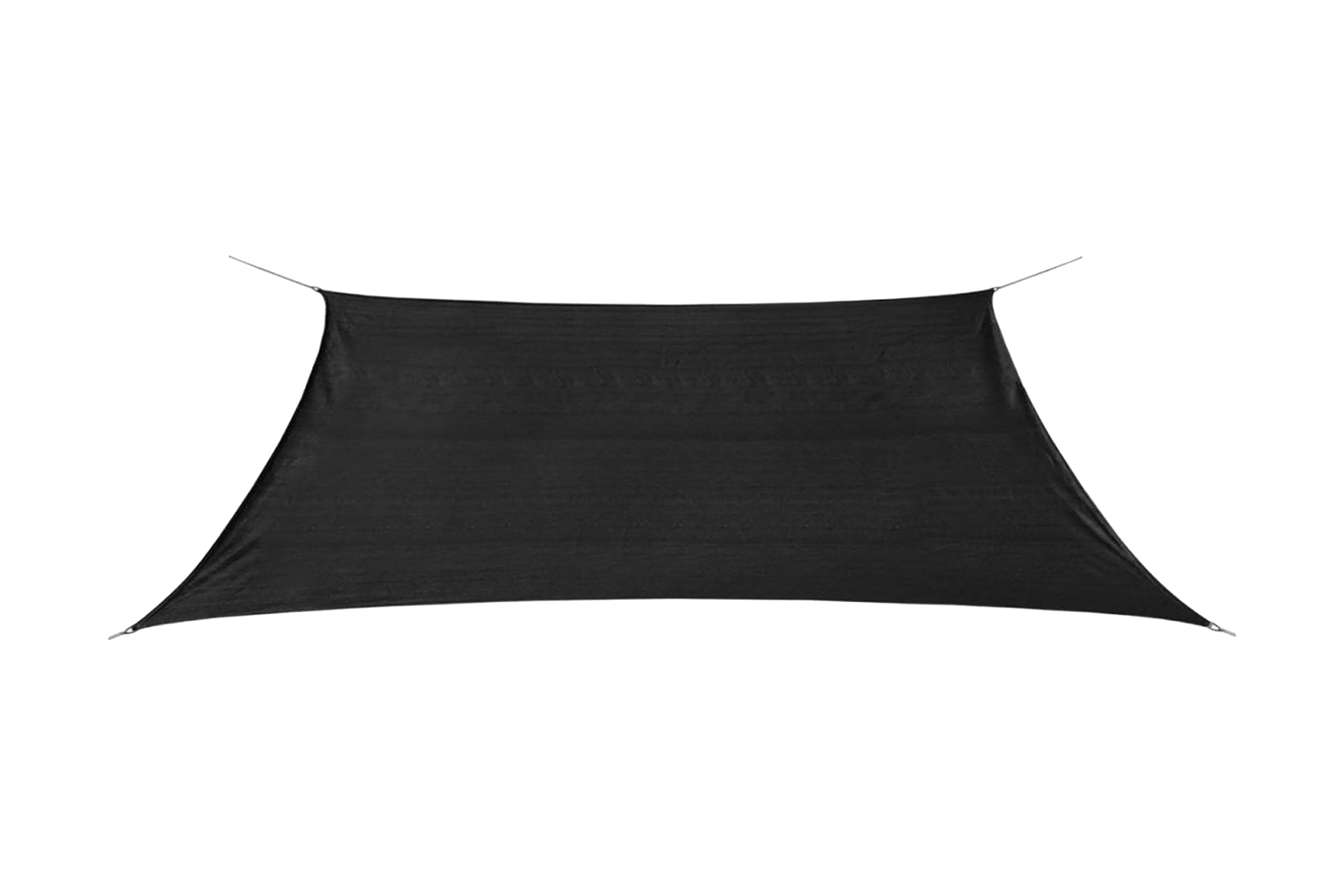 Aurinkovarjo Purje HDPE Suorakaide 2x4 m Antrasiitti - Antrasiitti