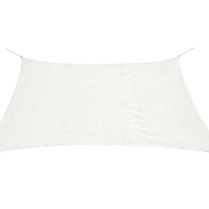 Aurinkovarjo Purje HDPE Suorakaide 4x6 m Valkoinen - Valkoinen