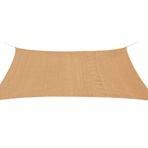 Päivänvarjo Purje HDPE Suorakulmainen 2x4 m Beige - Beige