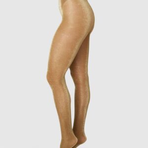 Tora Shimmery Tights Taupe