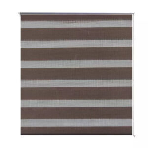 Zebra rullakaihdin 120 x 175 cm kahvinruskea - Ruskea