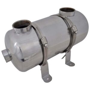 Uima-altaan lämmönvaihdin 355 x 134mm 40 kW -