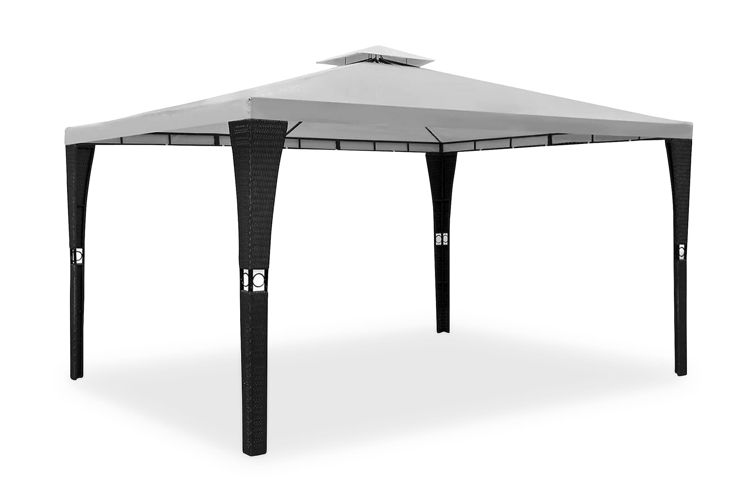 Huvimaja katolla 3x4 m kermanvalkoinen - Kerma