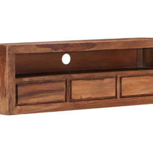 TV-taso 120x30x40 cm kiinteä seesampuu - Ruskea