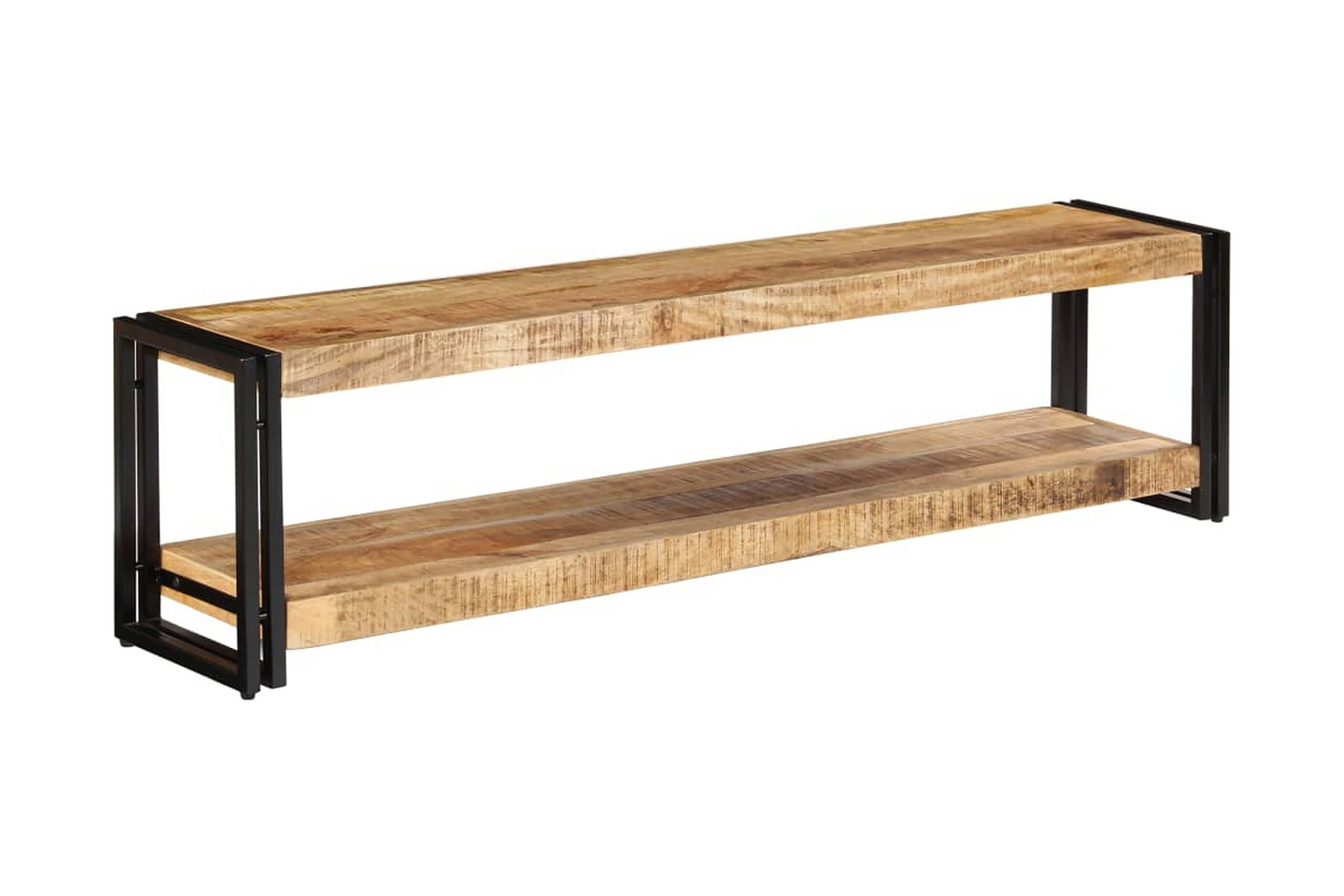 TV-taso 150x30x40 cm kiinteä mangopuu - Ruskea