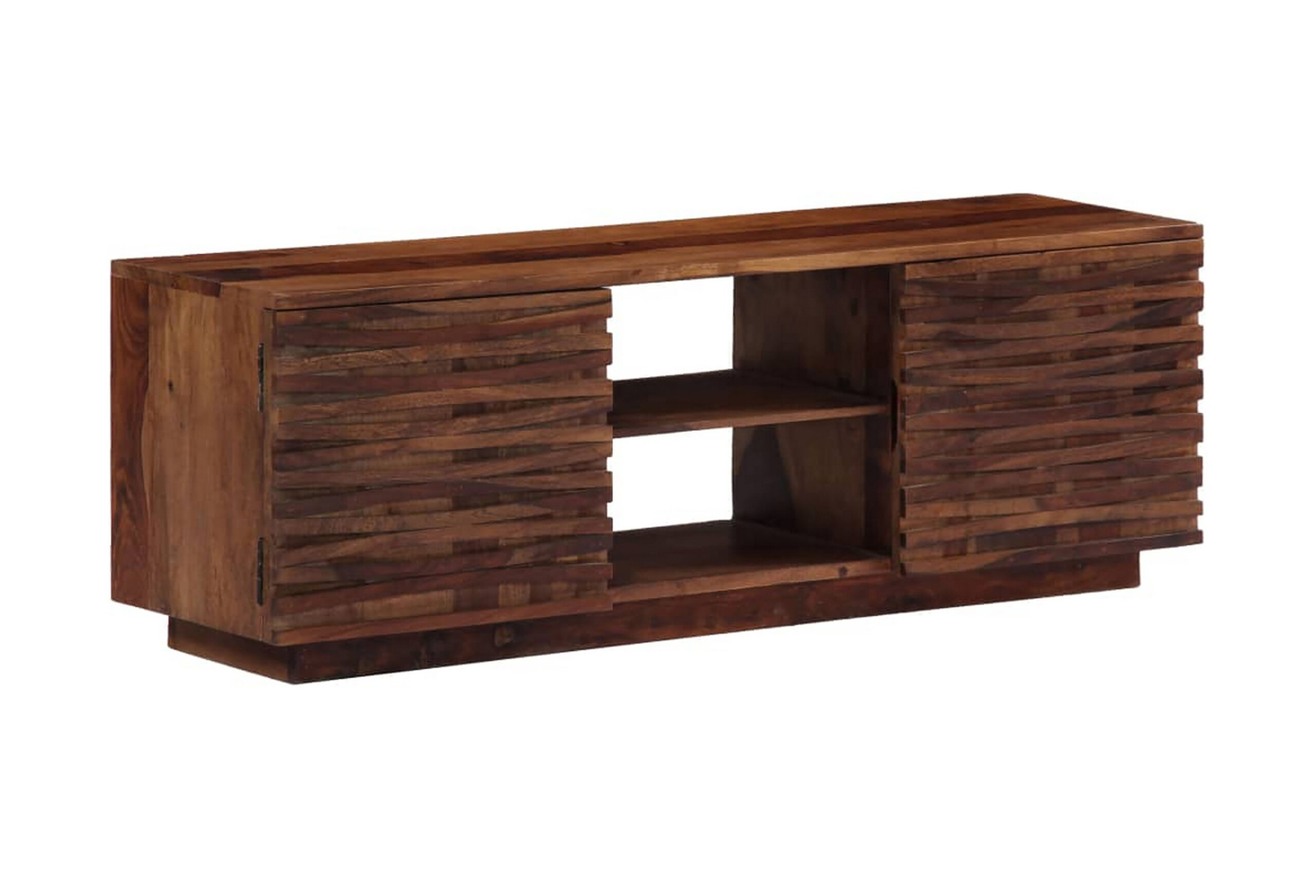 TV-taso 120x30x40 cm täysi seesampuu - Ruskea