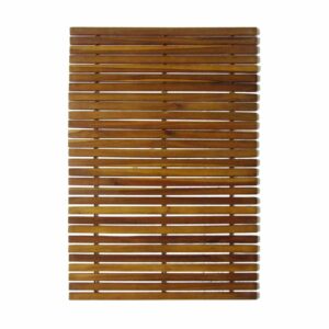 2 kpl Akaasia Kylpymatto 80 x 50 cm - Ruskea