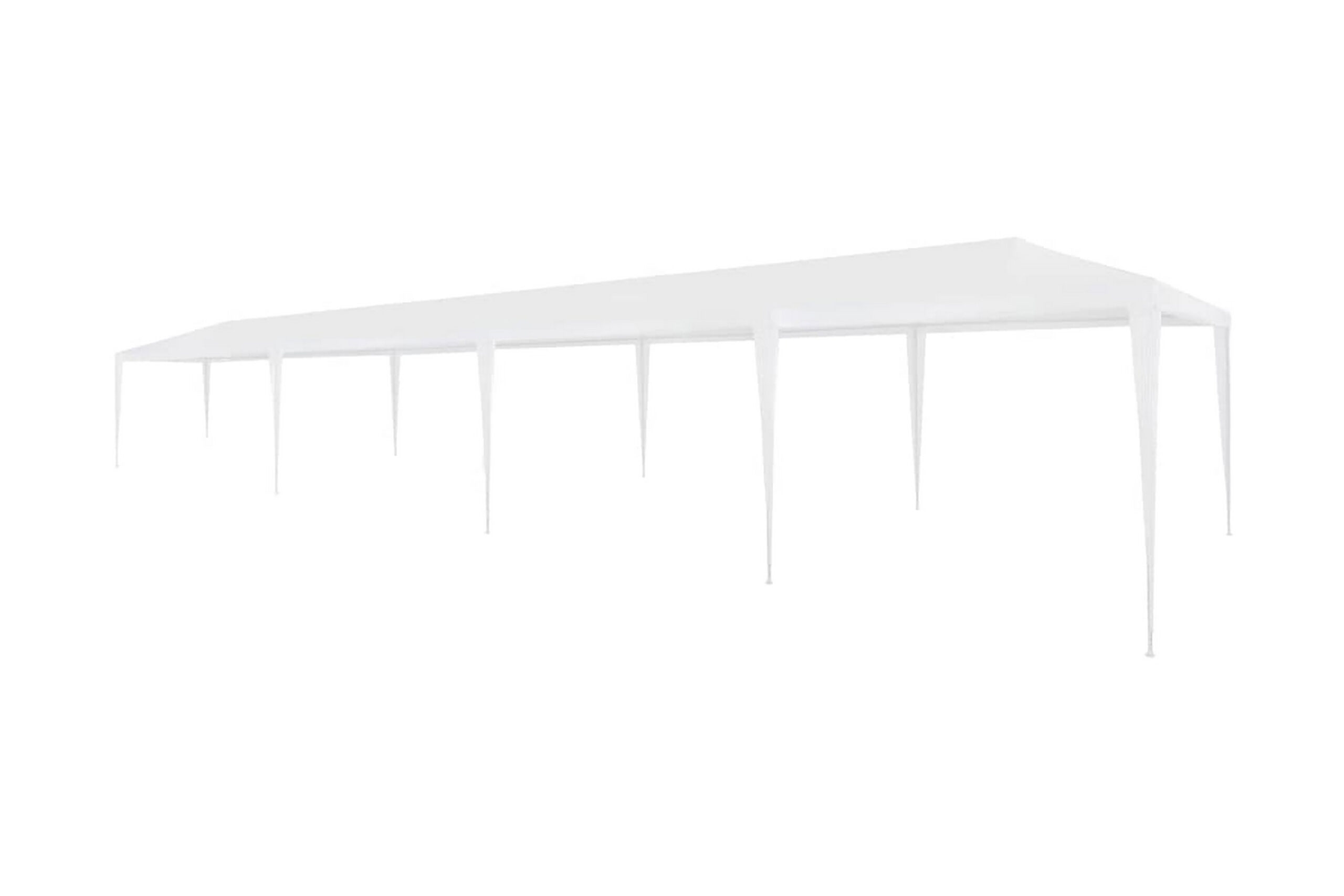 Juhlateltta 3x12 m PE valkoinen - Valkoinen