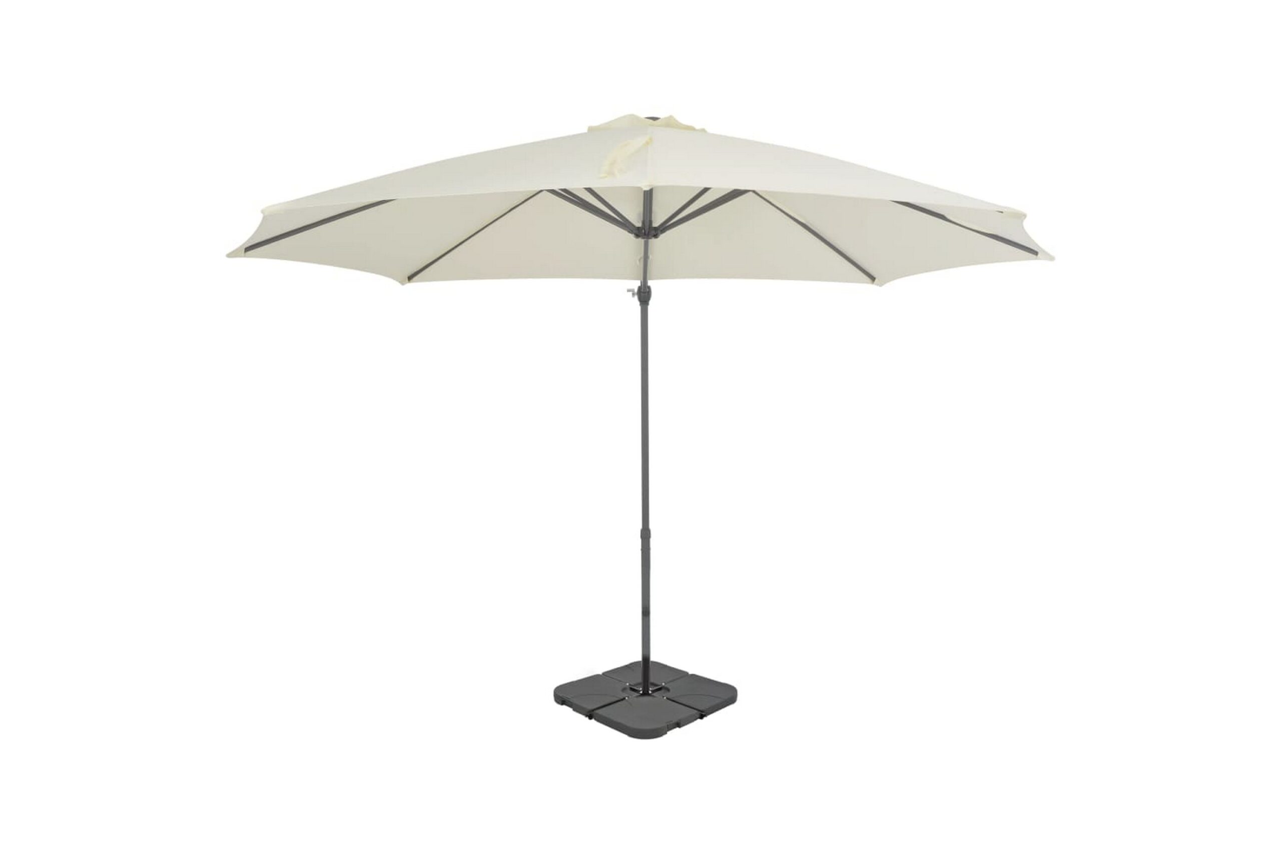 Päivänvarjo kannettavalla pohjalla hiekka - Beige