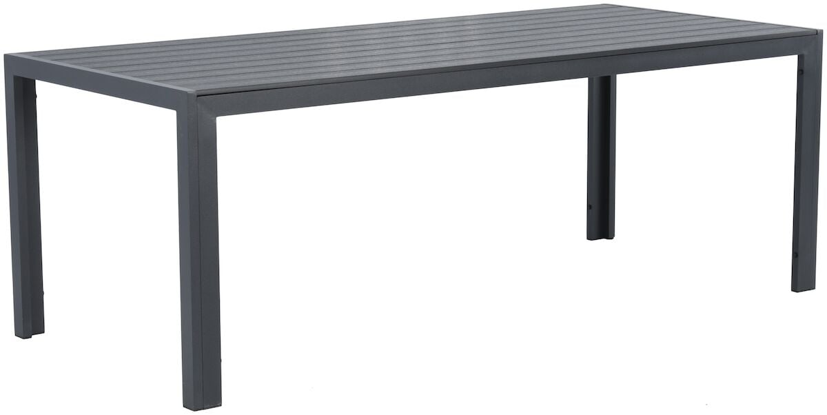 Saarni aintwood pöytä 205x90 cm musta