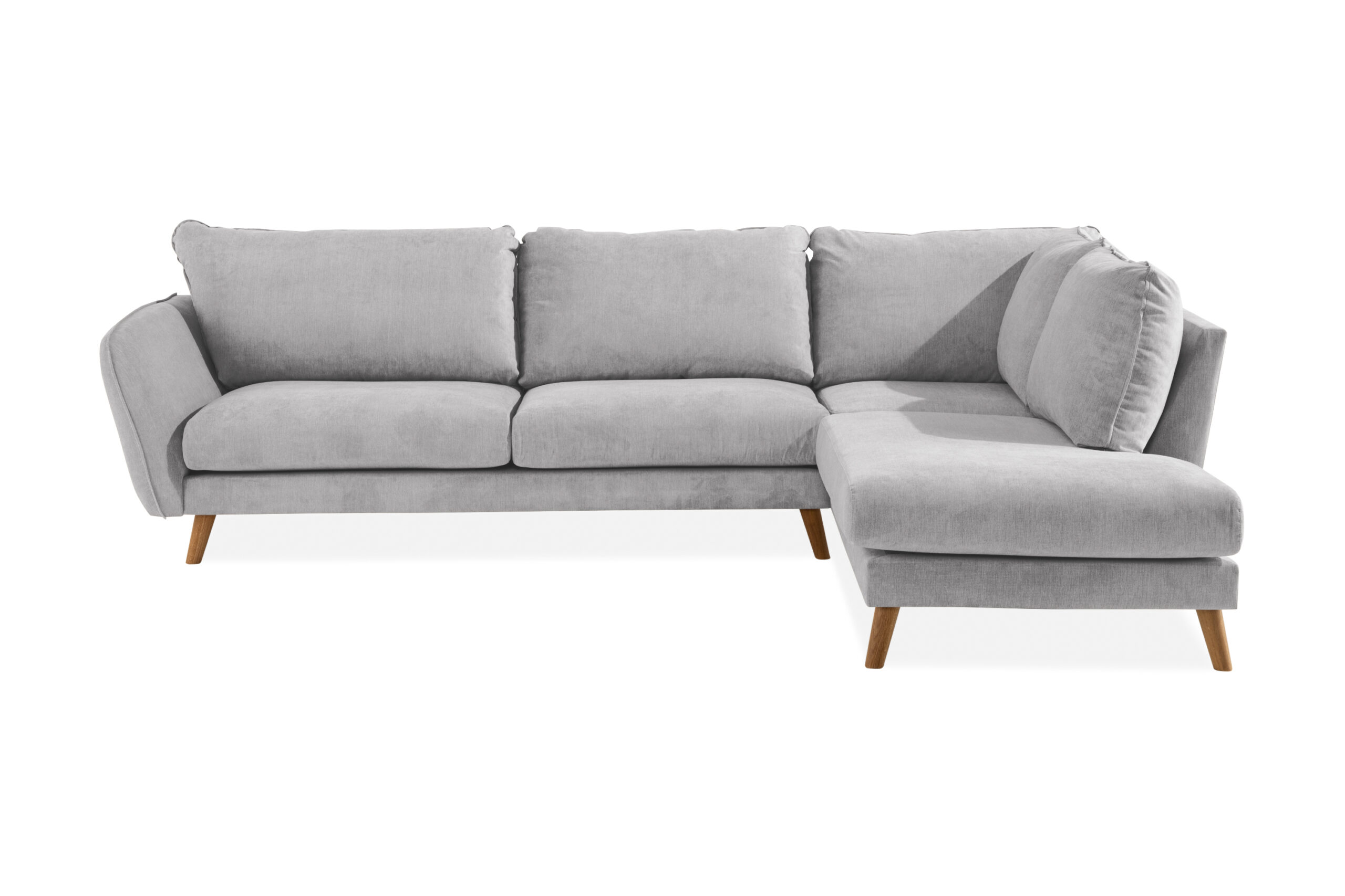 Trend Lyx Leposohva Oikea - Vaaleanharmaa/Tammi