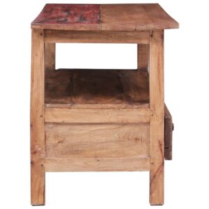 TV-taso 90x40x50 cm täysi kierrätetty puu - Ruskea