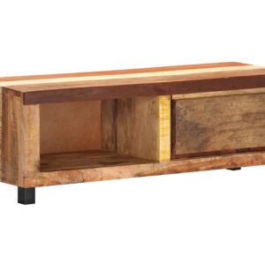 TV-taso 100x30x33 cm täysi kierrätetty puu - Ruskea