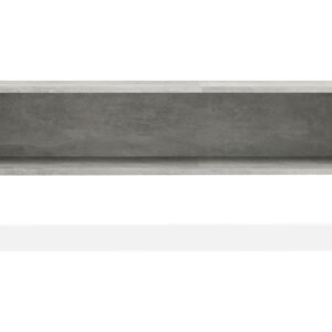 TV-taso betoninharmaa 120x40x40 cm lastulevy - Harmaa