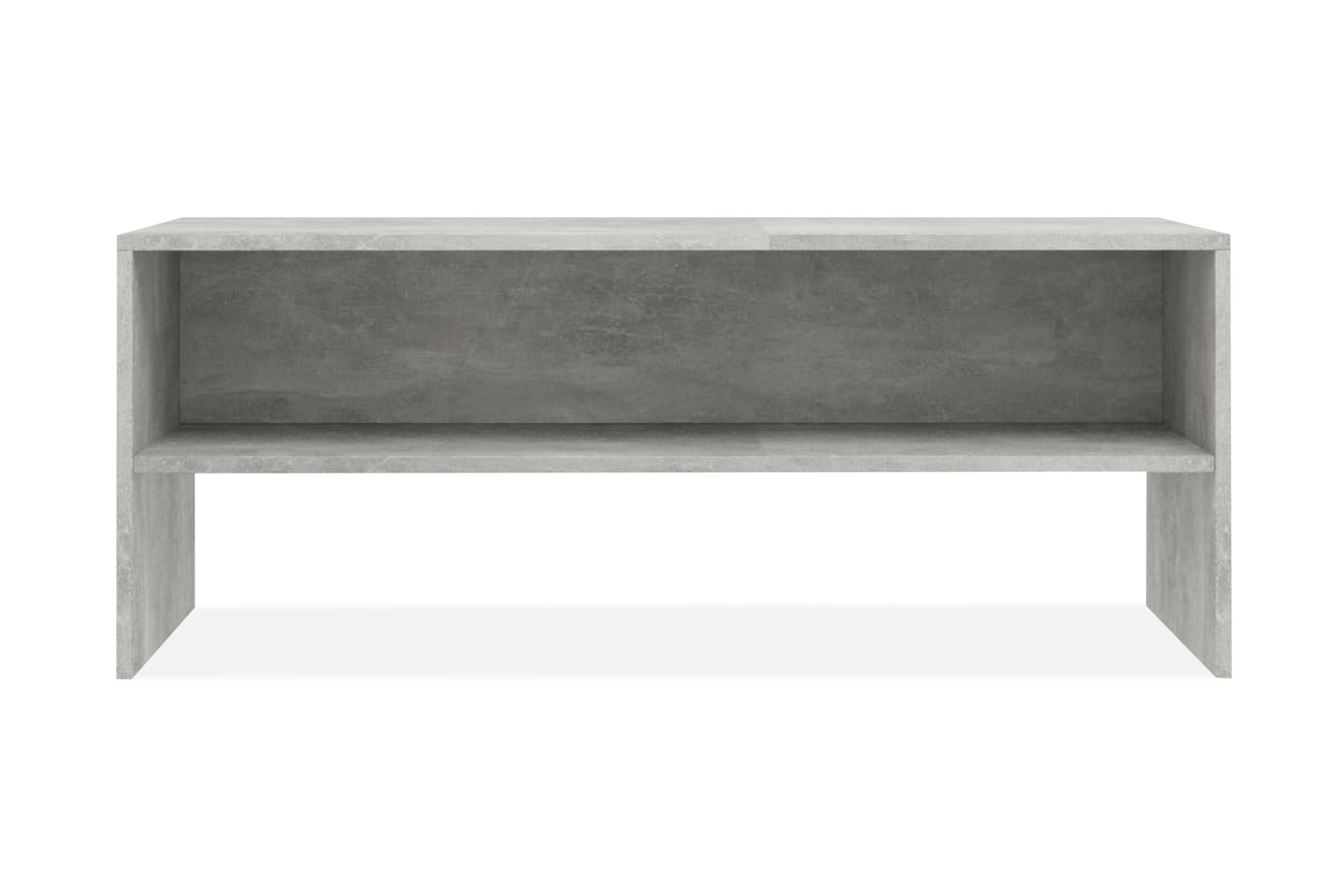 TV-taso betoninharmaa 120x40x40 cm lastulevy - Harmaa