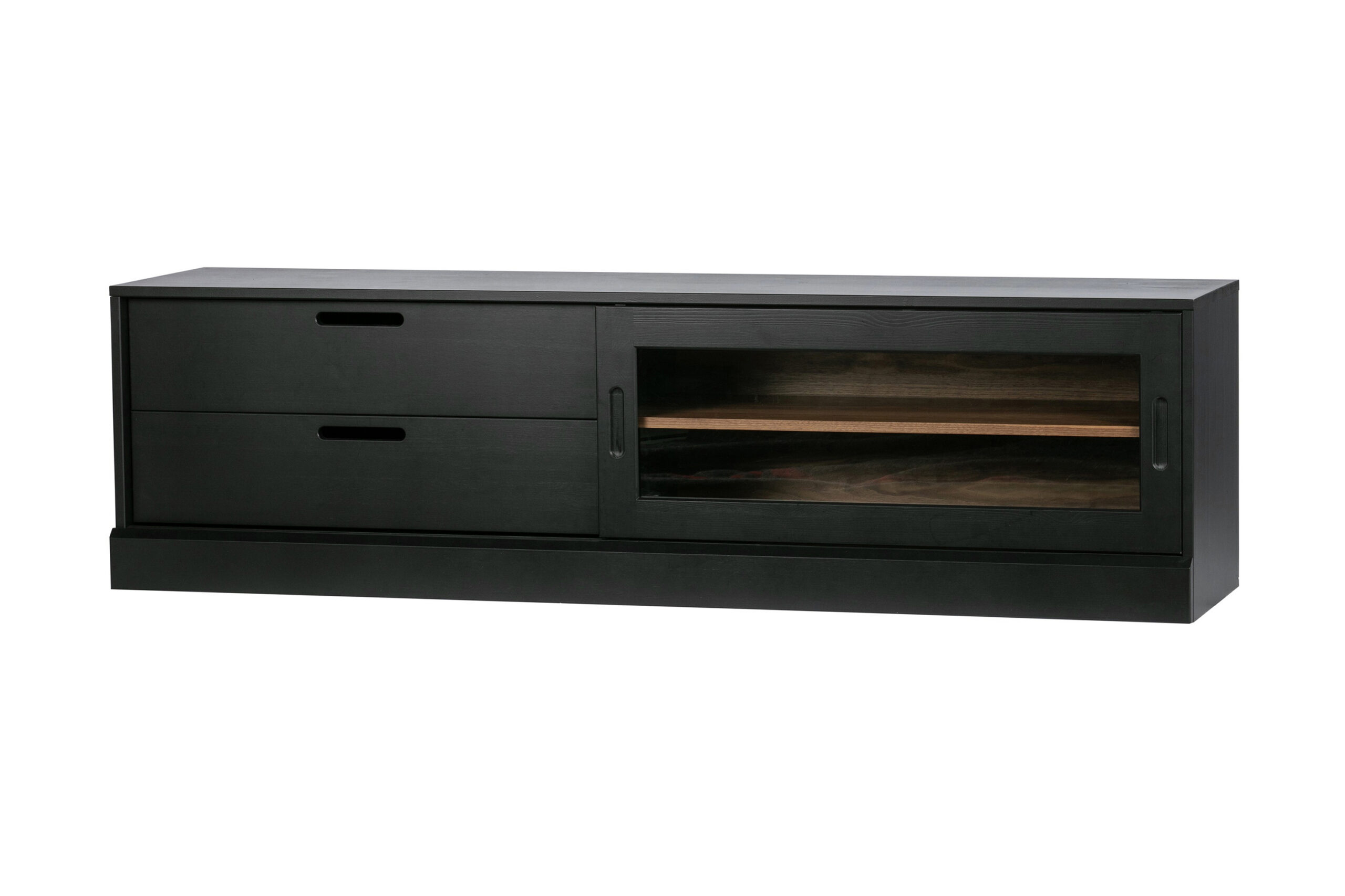 TV-taso Giacoma 50x180 cm - Musta