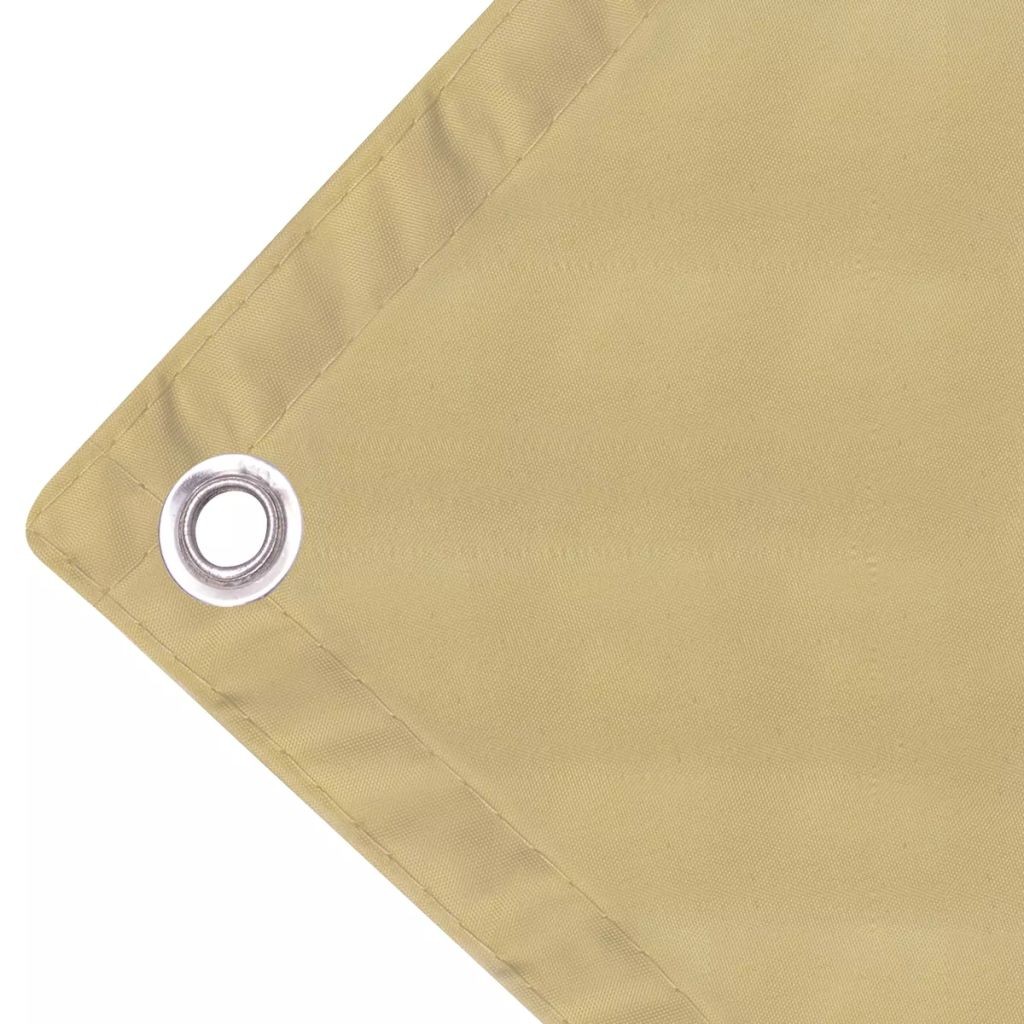 Parvekkeen Suoja Oxford Kangas 90x400 cm Beige - Beige