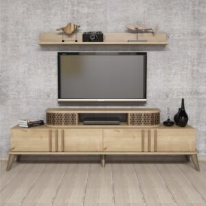 TV-kalustepaketti Amtorp 168 cm - Beige