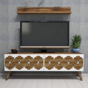 TV-kalustepaketti Amtorp 120 cm - Ruskea